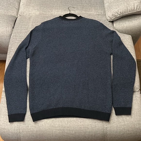 Kennith Cole Men’s Sweater size Large Navy Blue/Blue - Picture 4 of 4